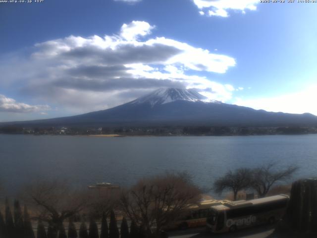 河口湖からの富士山