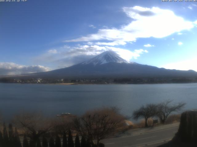 河口湖からの富士山