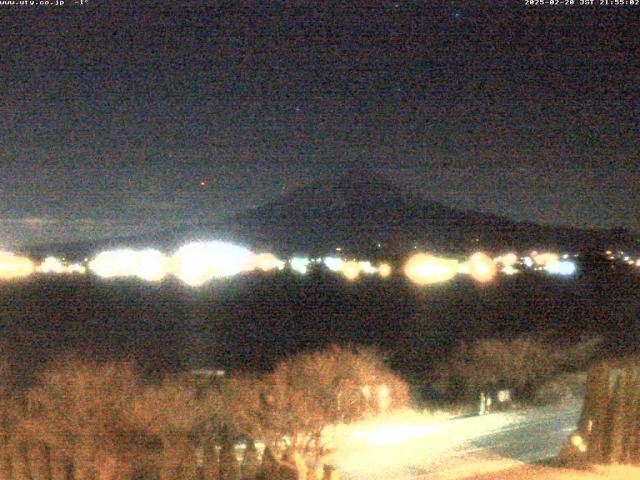 河口湖からの富士山