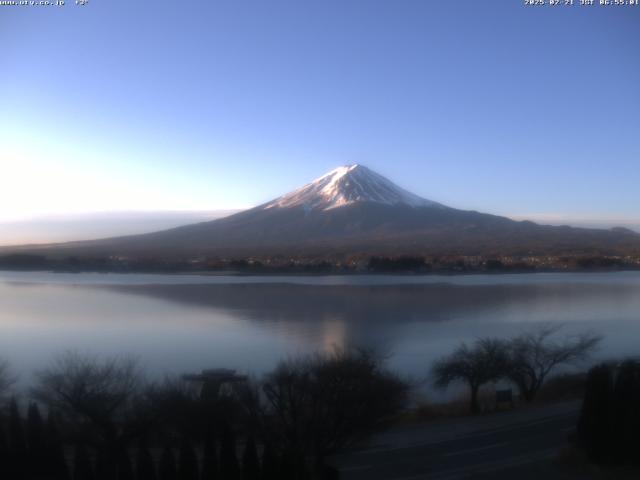 河口湖からの富士山