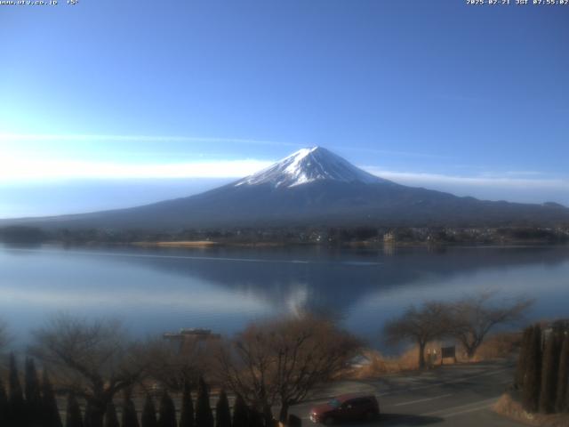 河口湖からの富士山