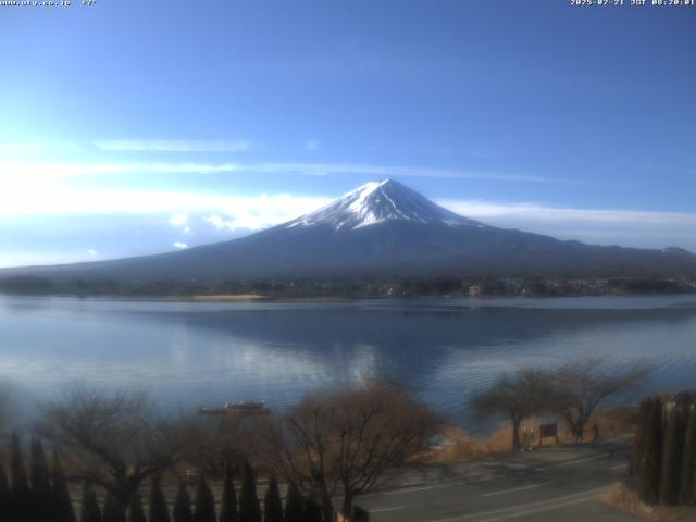 河口湖からの富士山