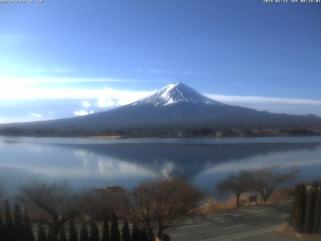 河口湖からの富士山