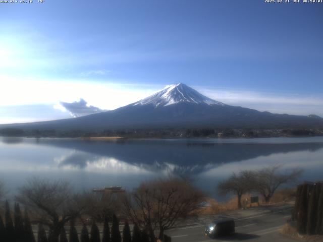 河口湖からの富士山