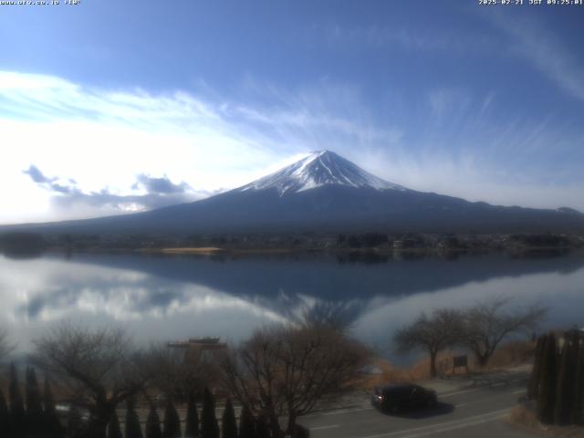 河口湖からの富士山