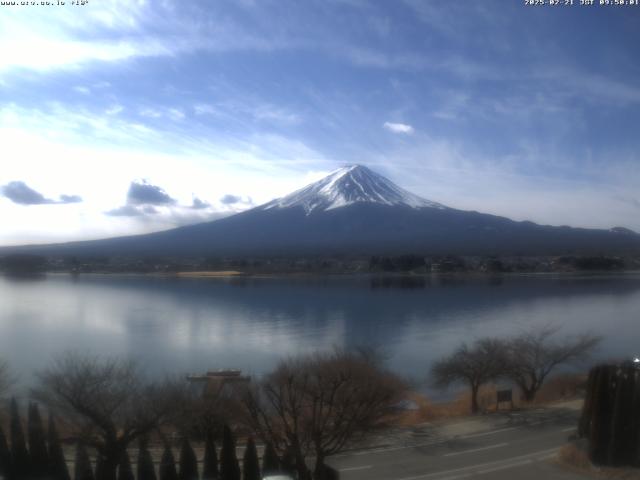 河口湖からの富士山