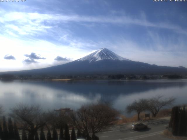 河口湖からの富士山