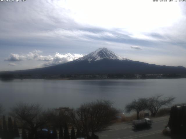 河口湖からの富士山