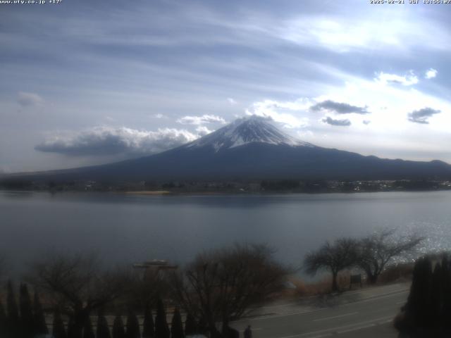 河口湖からの富士山