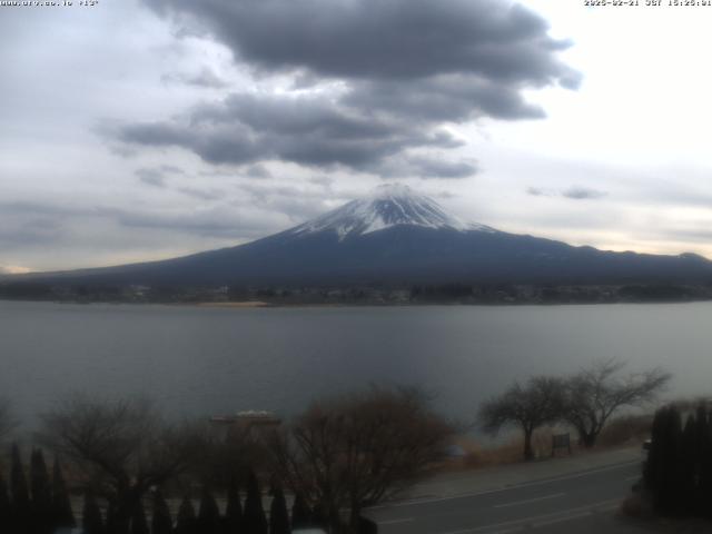 河口湖からの富士山