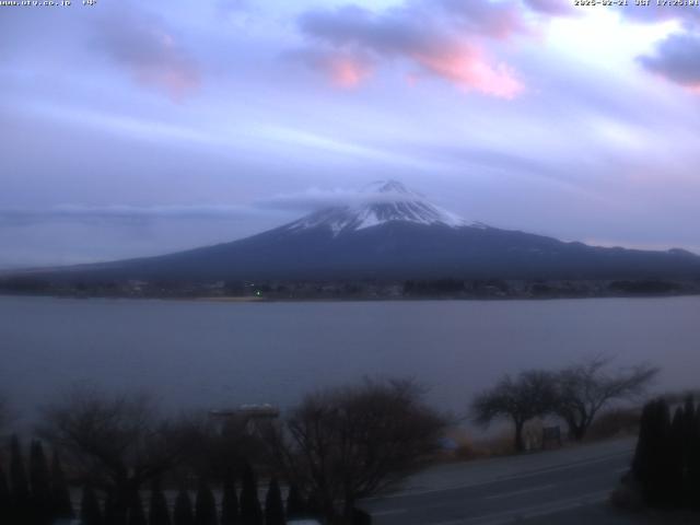 河口湖からの富士山