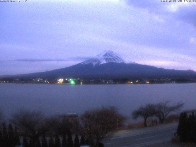 河口湖からの富士山