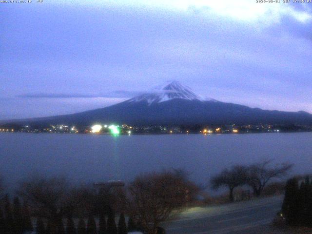 河口湖からの富士山