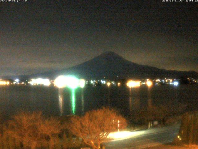 河口湖からの富士山