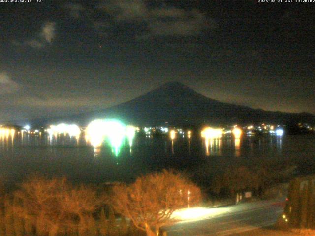 河口湖からの富士山