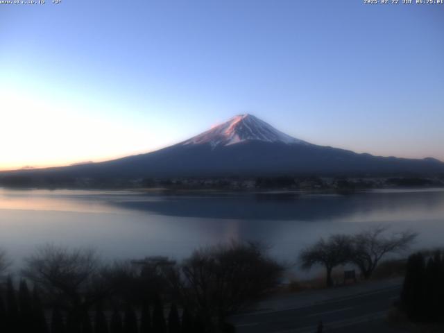 河口湖からの富士山