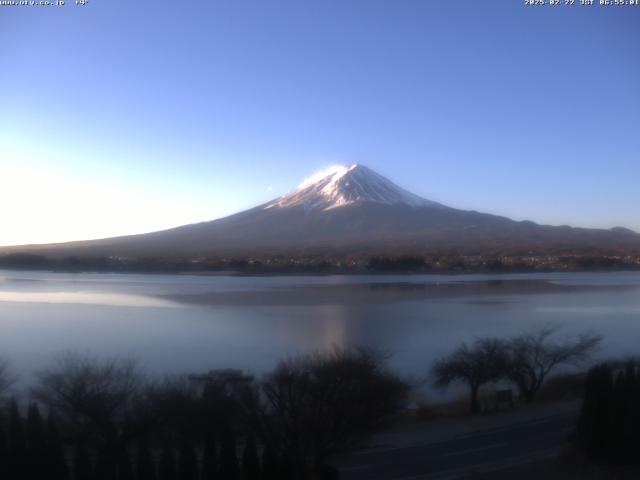 河口湖からの富士山