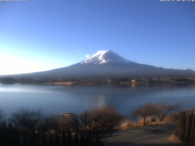 河口湖からの富士山