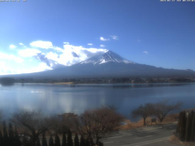 河口湖からの富士山