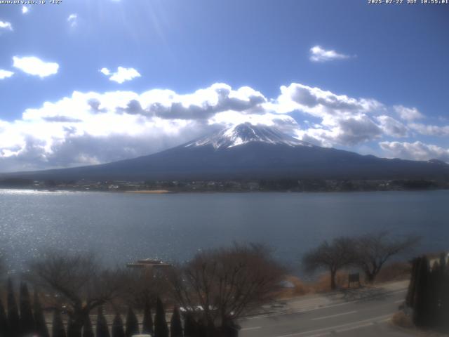 河口湖からの富士山