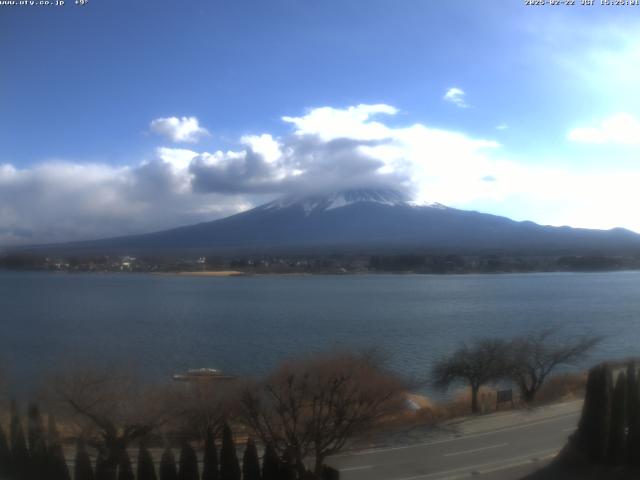 河口湖からの富士山