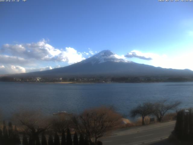 河口湖からの富士山