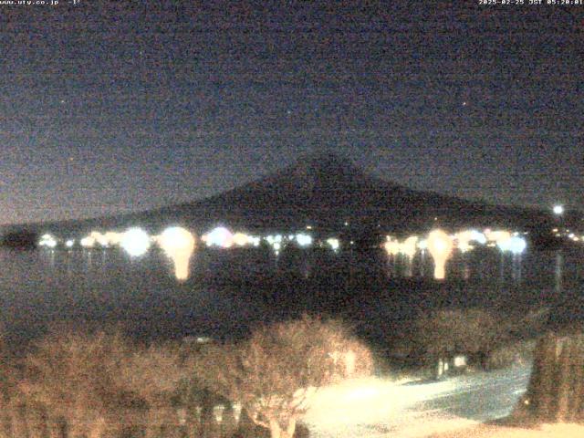 河口湖からの富士山