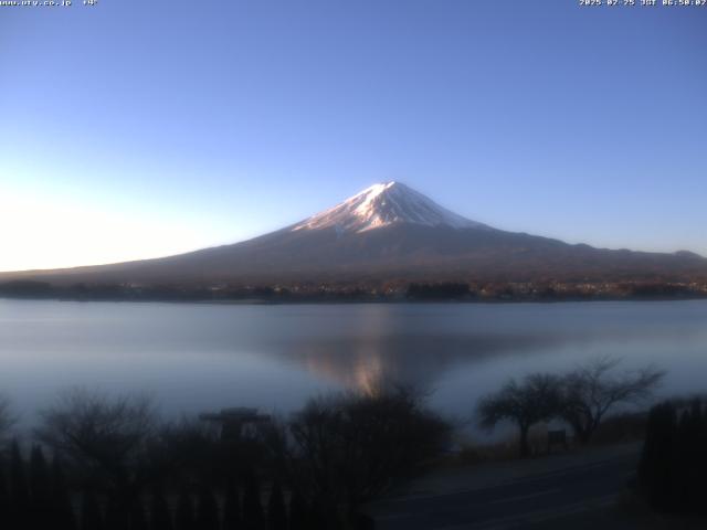 河口湖からの富士山