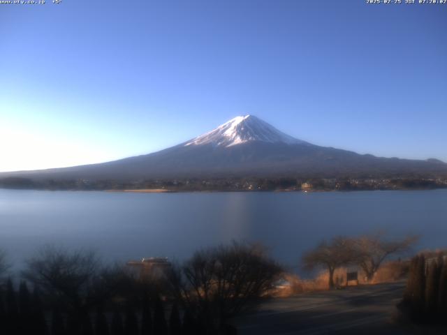 河口湖からの富士山