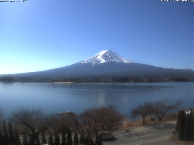 河口湖からの富士山