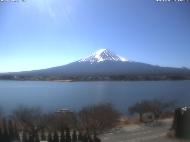 河口湖からの富士山