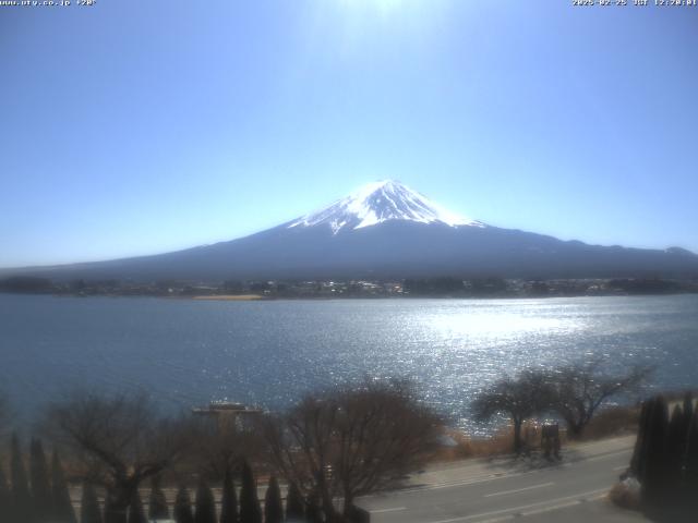 河口湖からの富士山