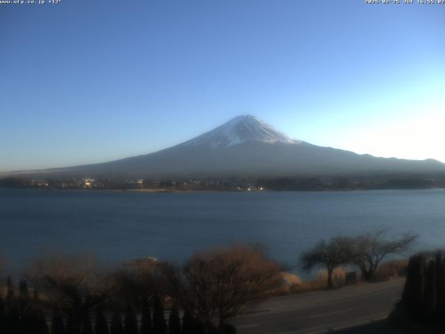 河口湖からの富士山