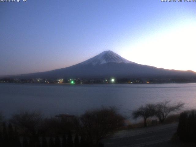 河口湖からの富士山