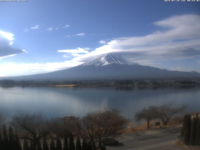 河口湖からの富士山