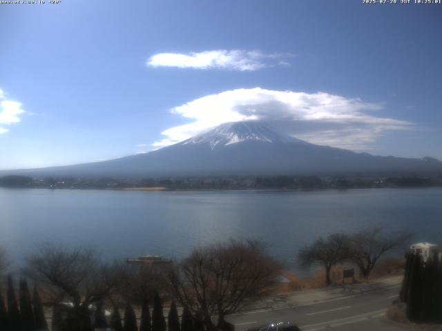 河口湖からの富士山