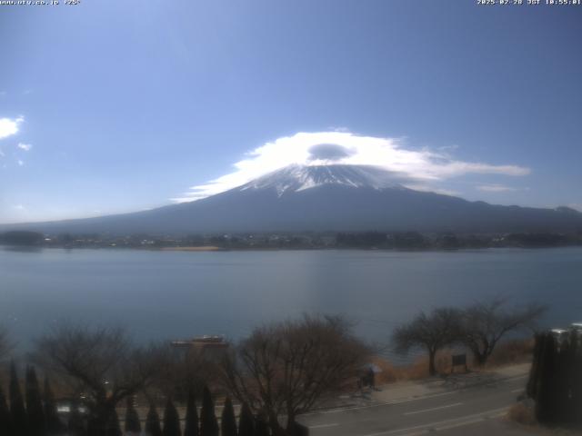 河口湖からの富士山