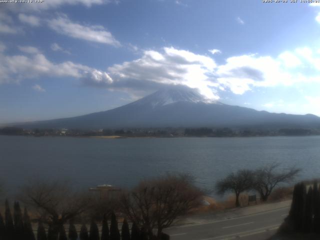 河口湖からの富士山