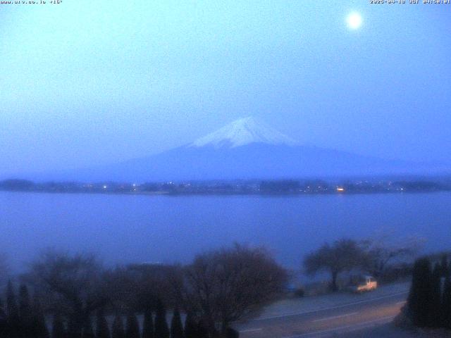 河口湖からの富士山