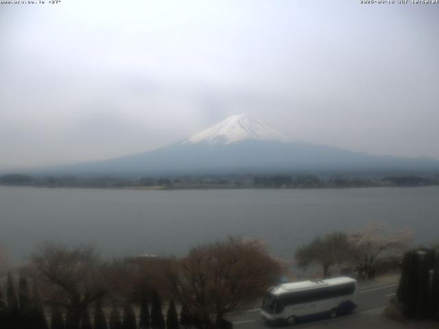 河口湖からの富士山