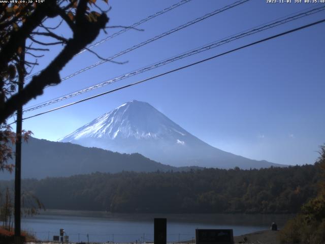 西湖からの富士山