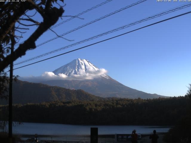 西湖からの富士山