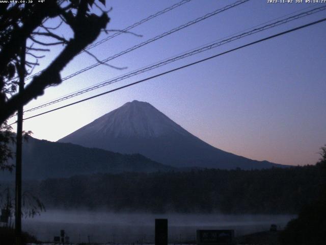 西湖からの富士山