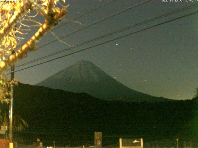 西湖からの富士山