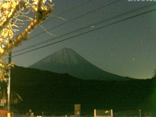 西湖からの富士山