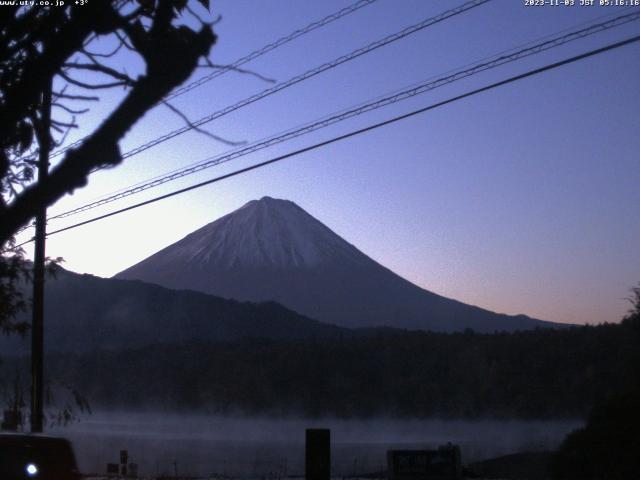 西湖からの富士山