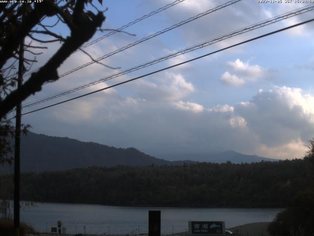 西湖からの富士山