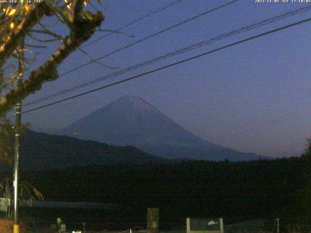 西湖からの富士山