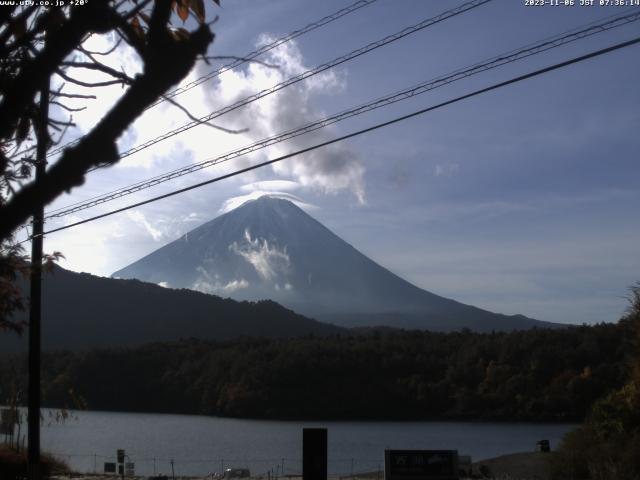 西湖からの富士山