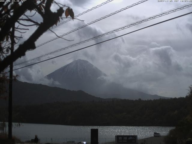 西湖からの富士山